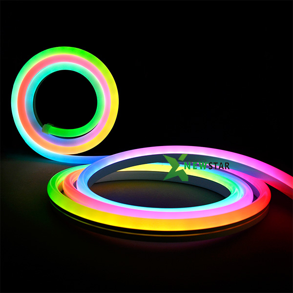 Pixel-Traum-Farb-LED-Neon-Pixel-DMX-RGB-Neon-Digital-Röhren-Flex-LED-Streifen-Lichter
