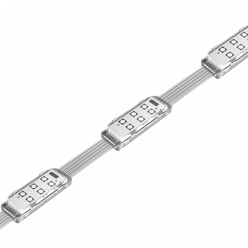 Rectangle Pixel LED Module string DMX512 RGB RGBW SPI building facades lighting LED Addressable dots DC12V DC24V 62x20mm