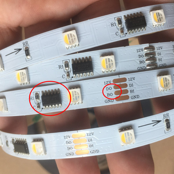 WS2814 IC Componenets for rgbw led strip with data back up