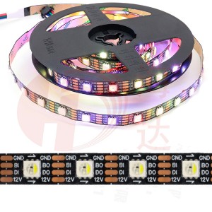 DC12V WS2815 NS8808 RGBW pixel LED Tapes two data cable